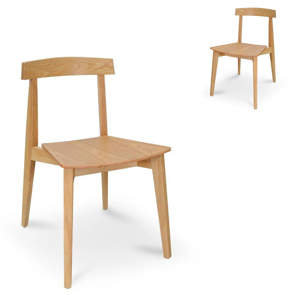 Dining Chair in Natural, set of 2