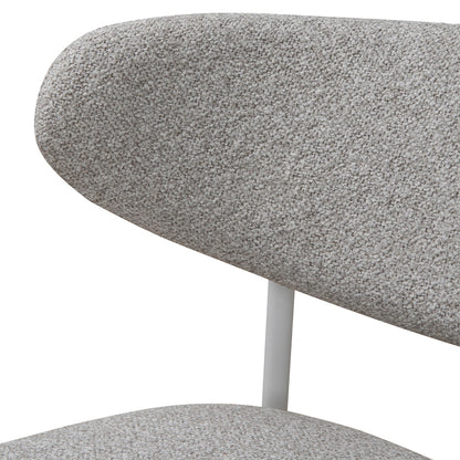 White Dining Chair - Clay Grey (Set of 2)