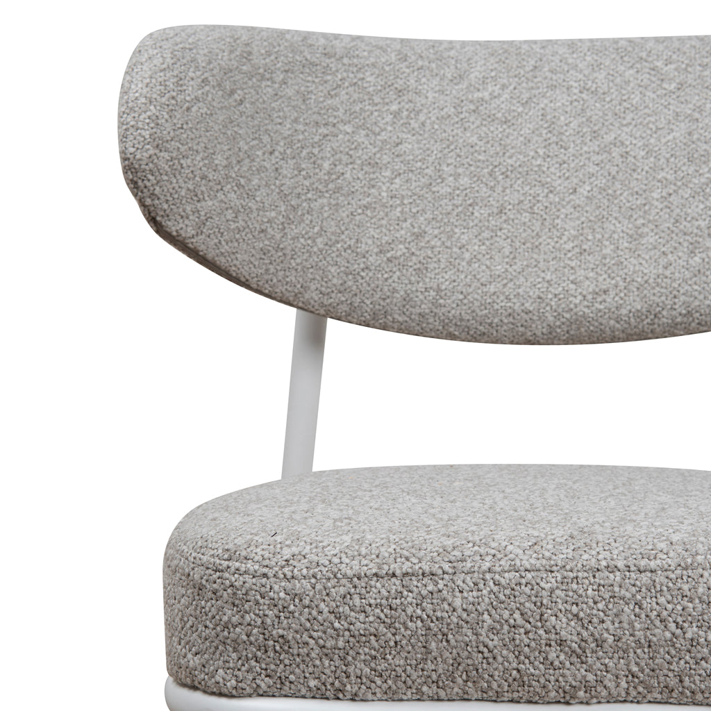 White Dining Chair - Clay Grey (Set of 2)