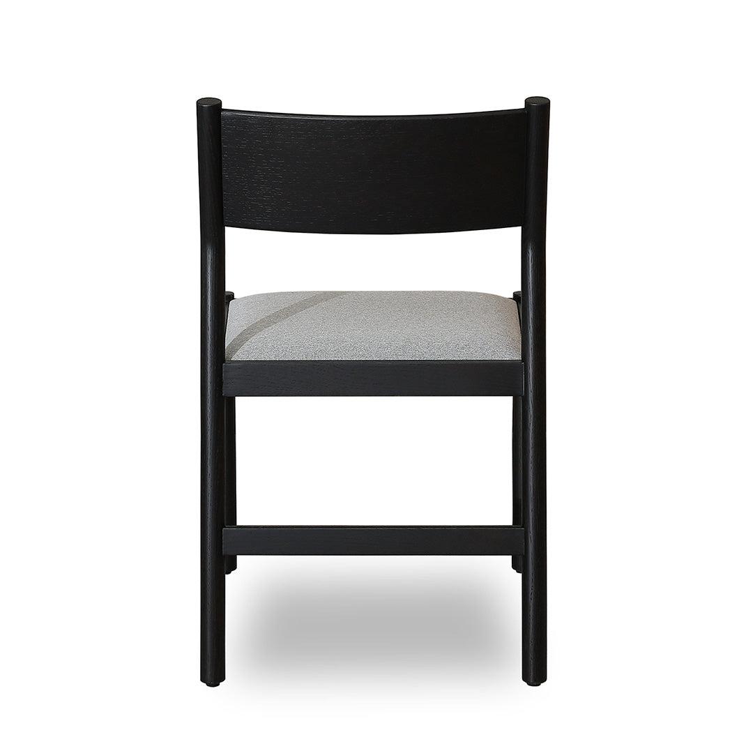 Mirit Black Dining Chair - Moon Grey (Set of 2)