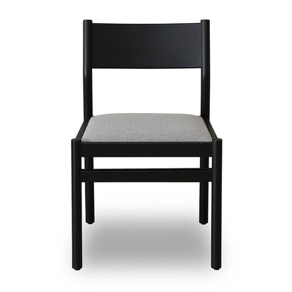 Mirit Black Dining Chair - Moon Grey (Set of 2)