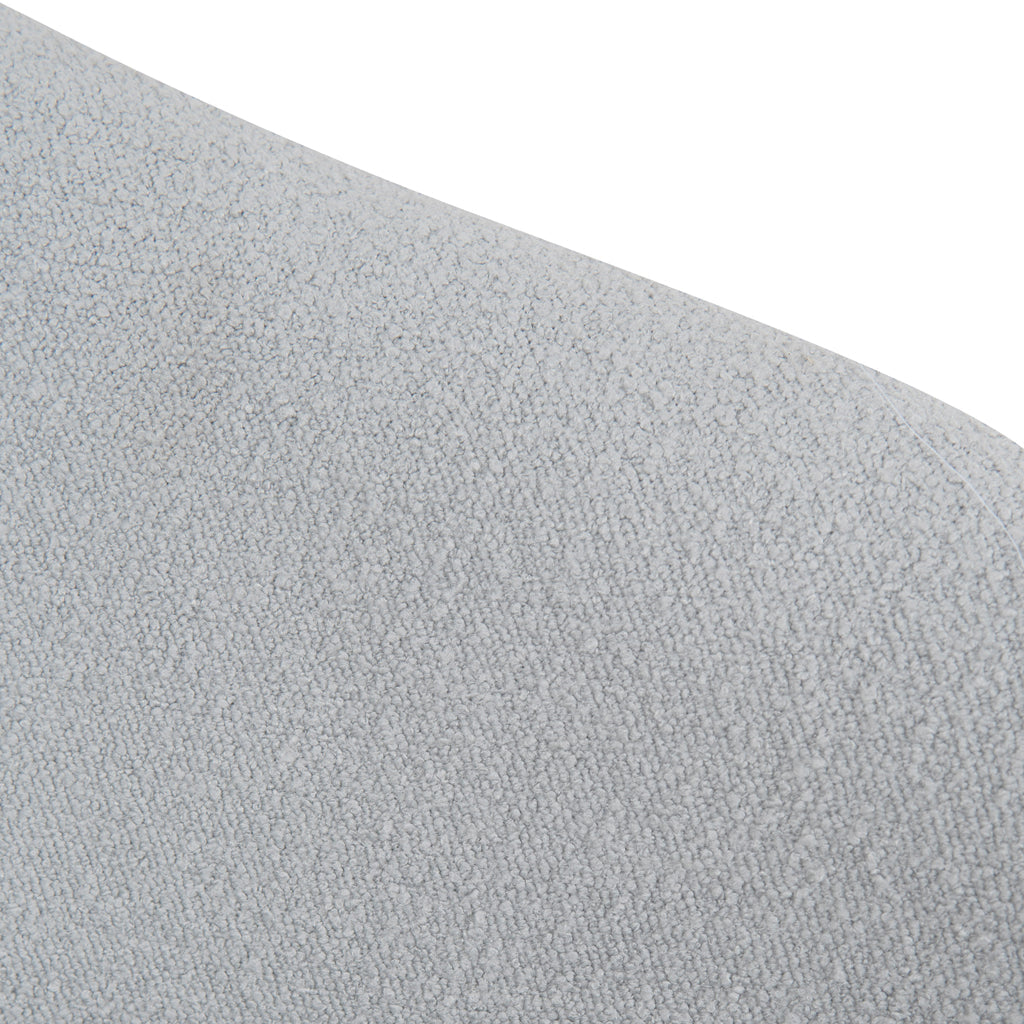 Fabric Dining Chair - Pale Grey