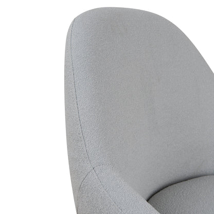 Fabric Dining Chair - Pale Grey