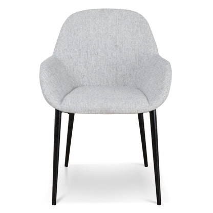 CDC8948-SD Fabric Dining chair - Silver Grey (Set of 2)