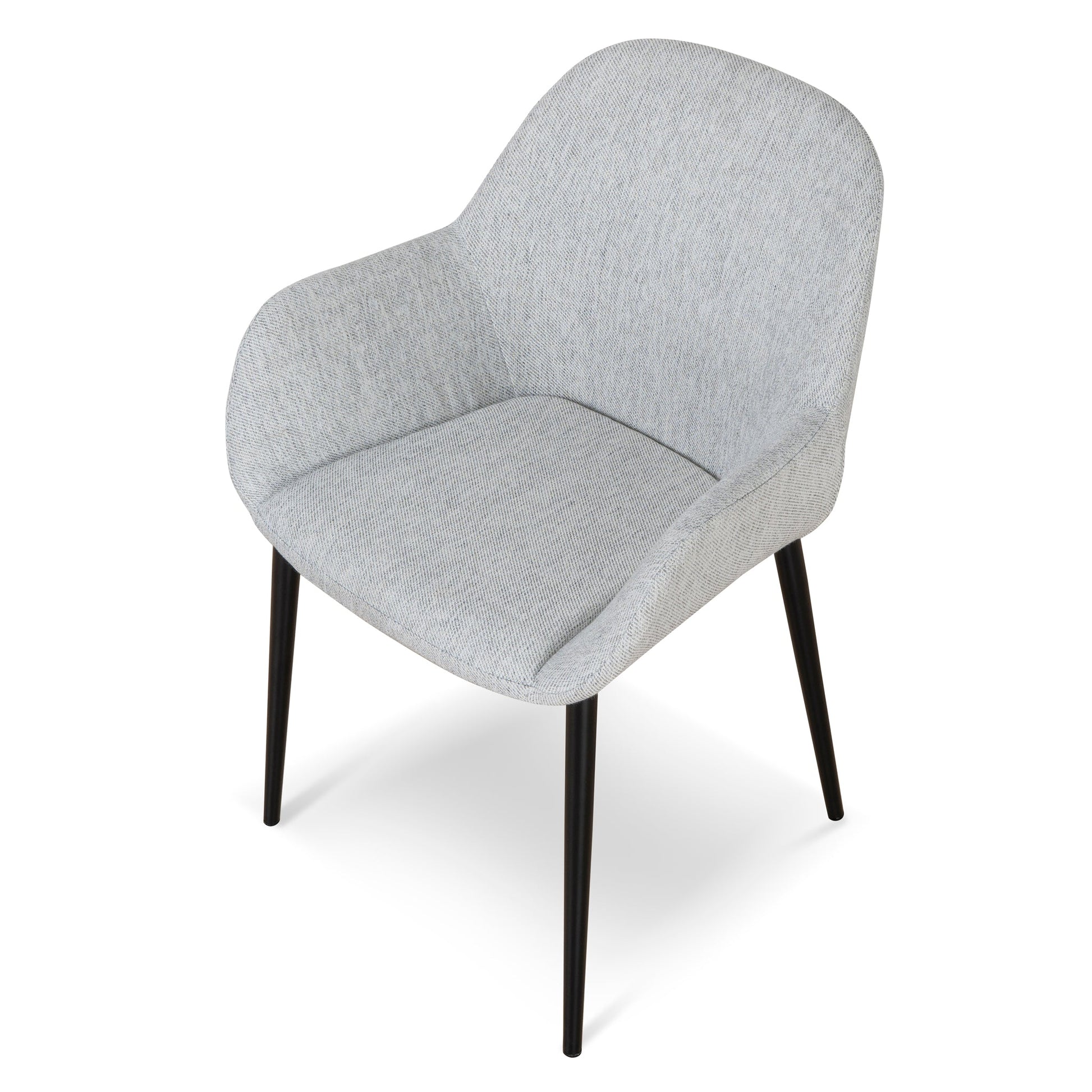 CDC8948-SD Fabric Dining chair - Silver Grey (Set of 2)