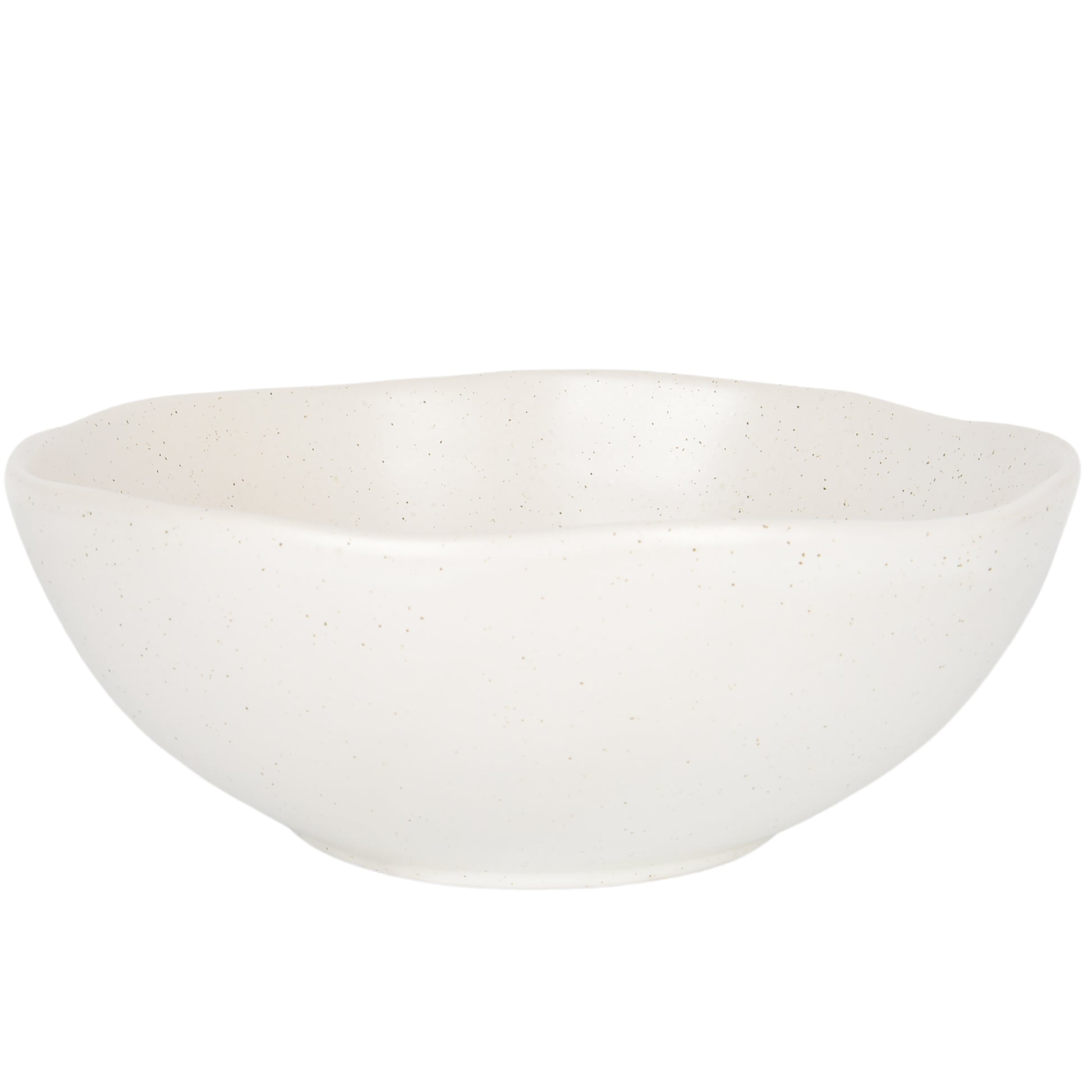 Meen Tribe Stoneware Salad Bowl White