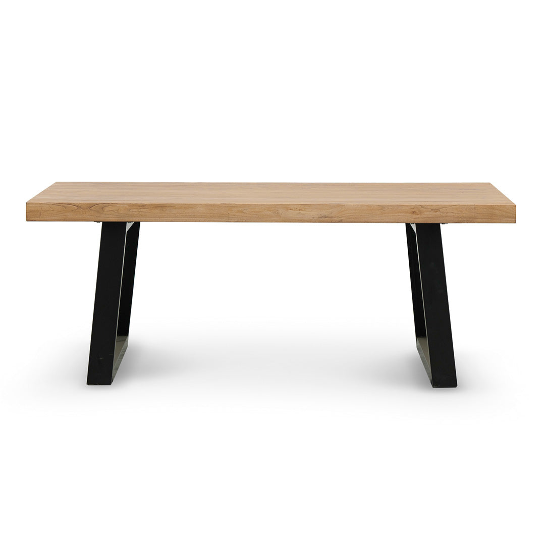 1.98m Reclaimed Elm Wood Dining Table
