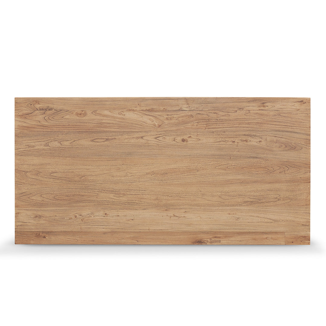 1.98m Reclaimed Elm Wood Dining Table