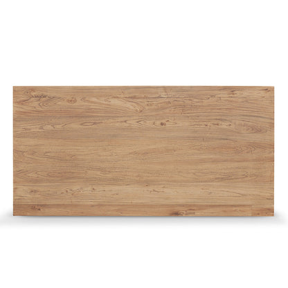 1.98m Reclaimed Elm Wood Dining Table