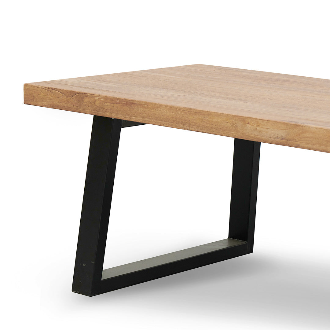 1.98m Reclaimed Elm Wood Dining Table