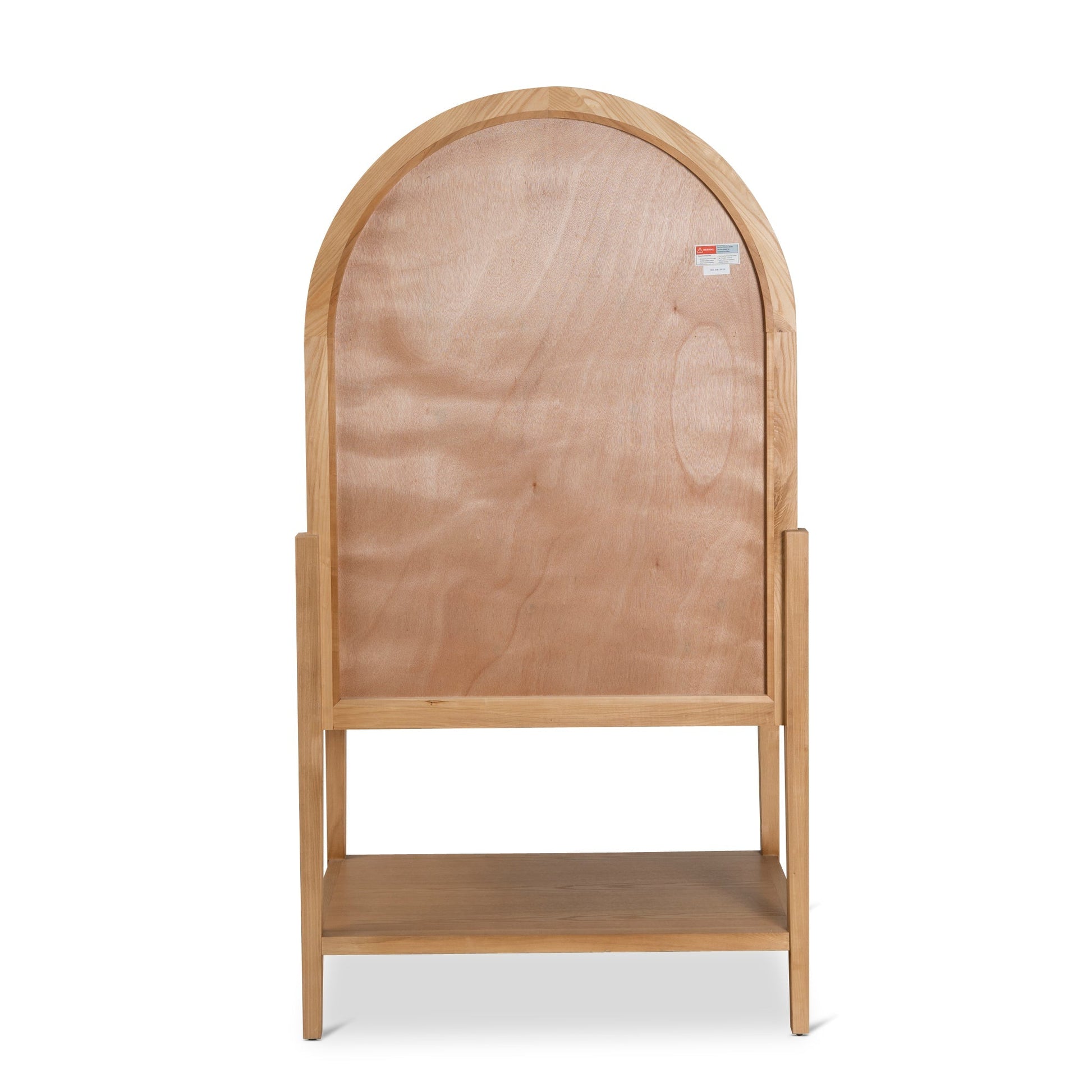 1.83m (H) Ash Curve Cabinet - Natural