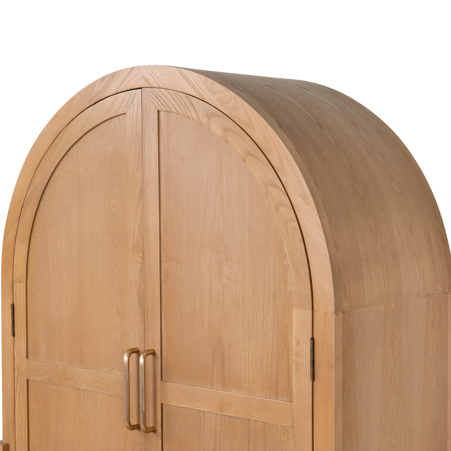 1.83m (H) Ash Curve Cabinet - Natural