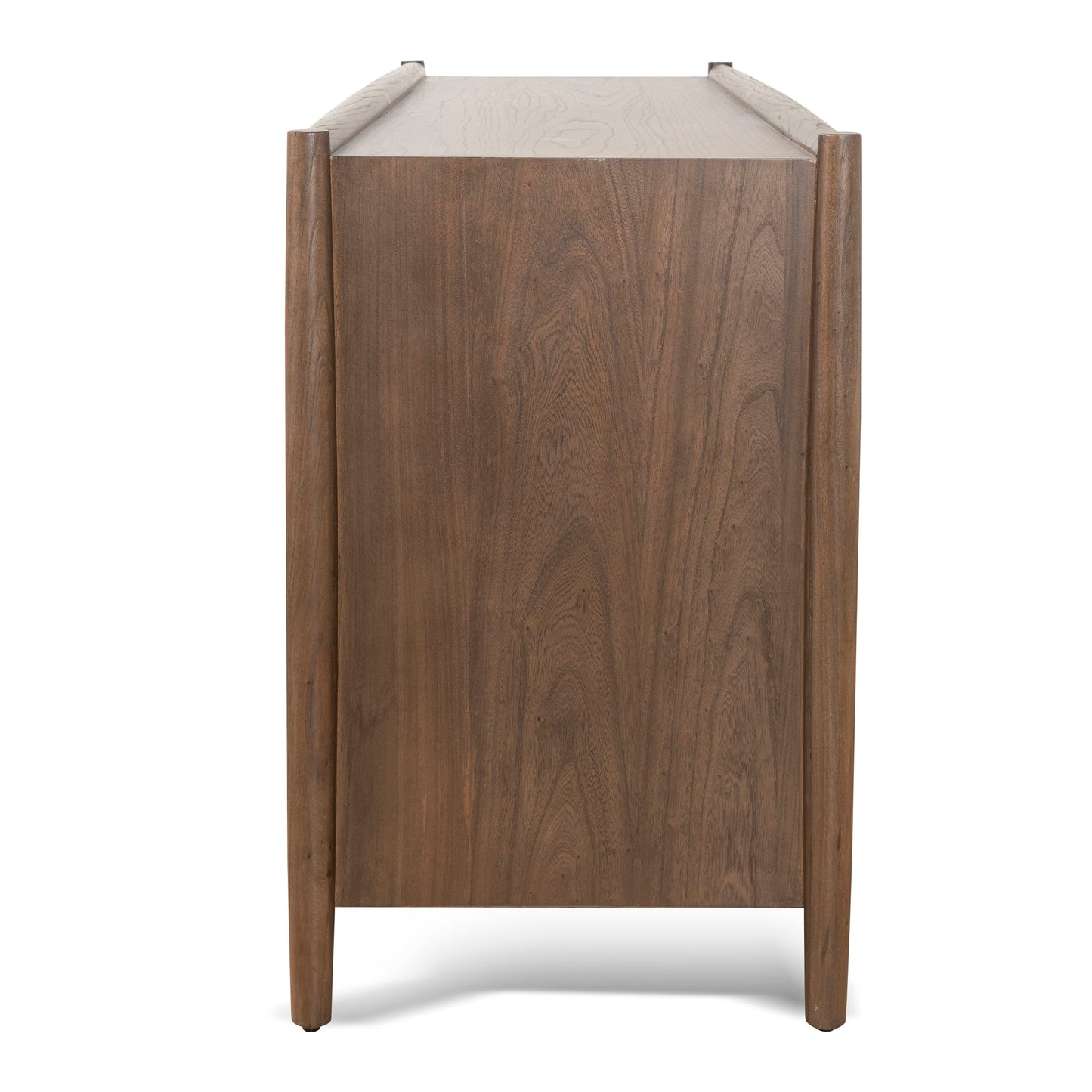 6 Drawer Wooden Chest - Walnut