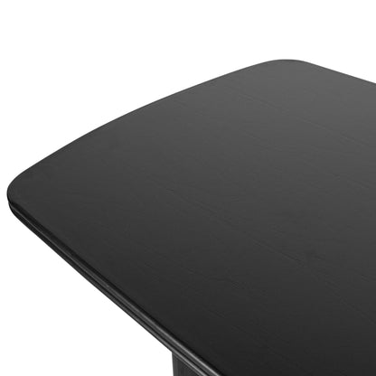2.4m Recycled Fir Dining Table - Full Black