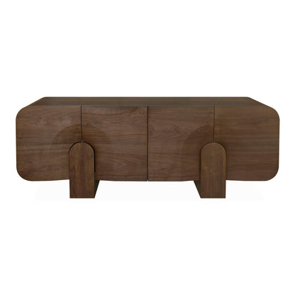 2.1m Buffet Unit - Light Walnut