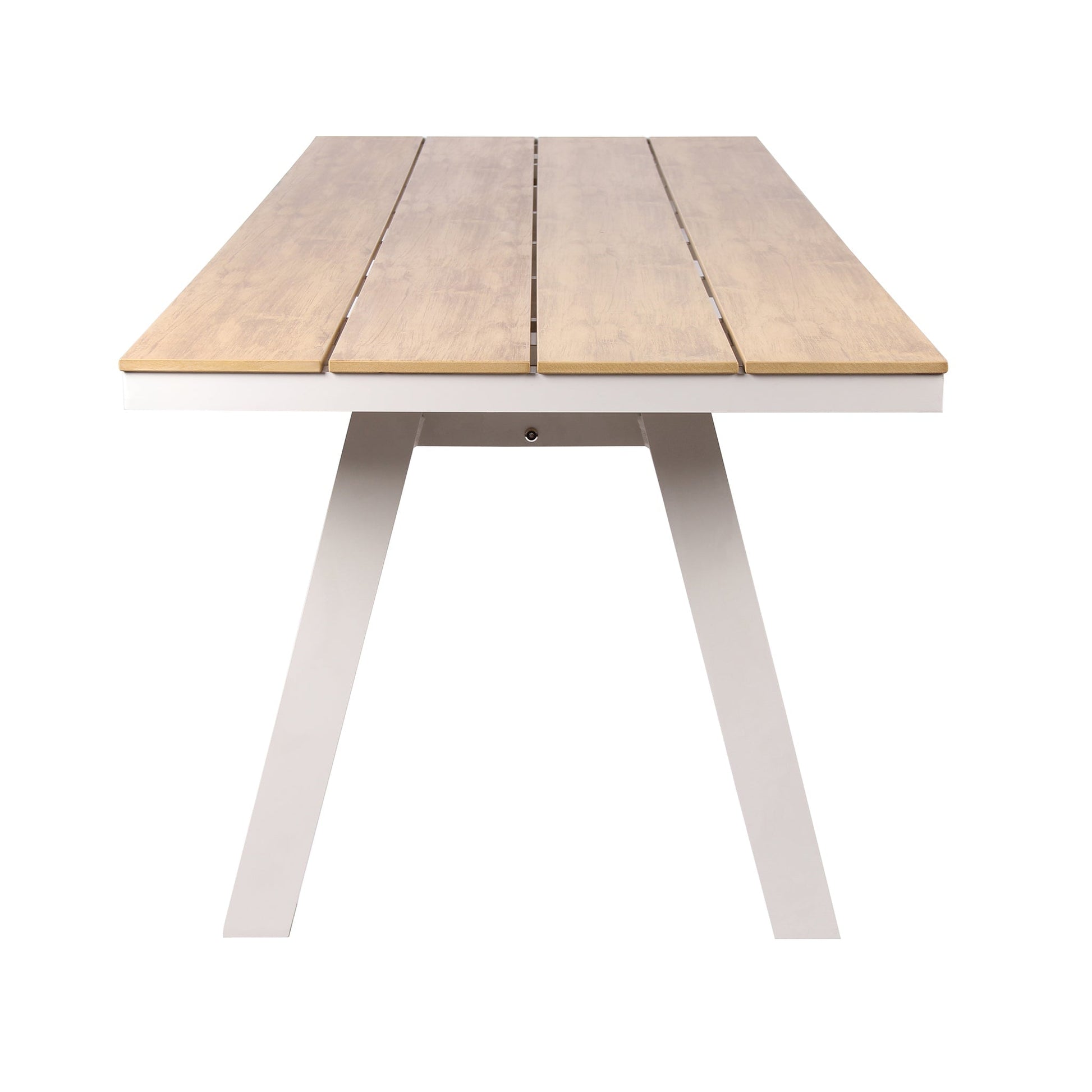 2.3m Sand White Outdoor Dining Table - Natural