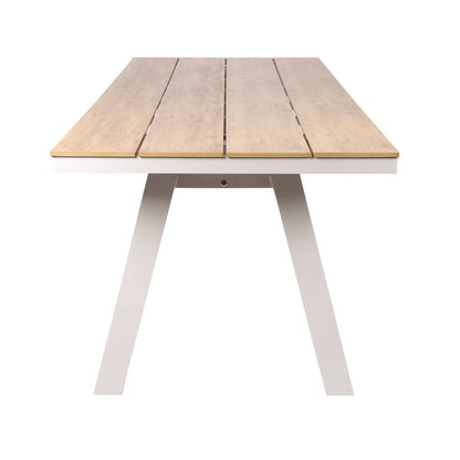 2.3m Sand White Outdoor Dining Table - Natural