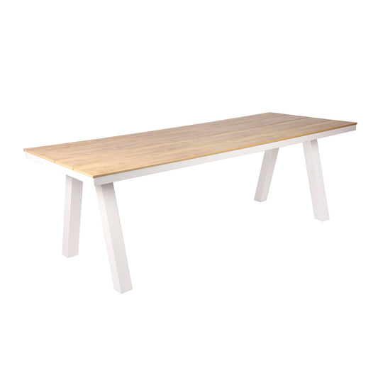 2.3m Sand White Outdoor Dining Table - Natural