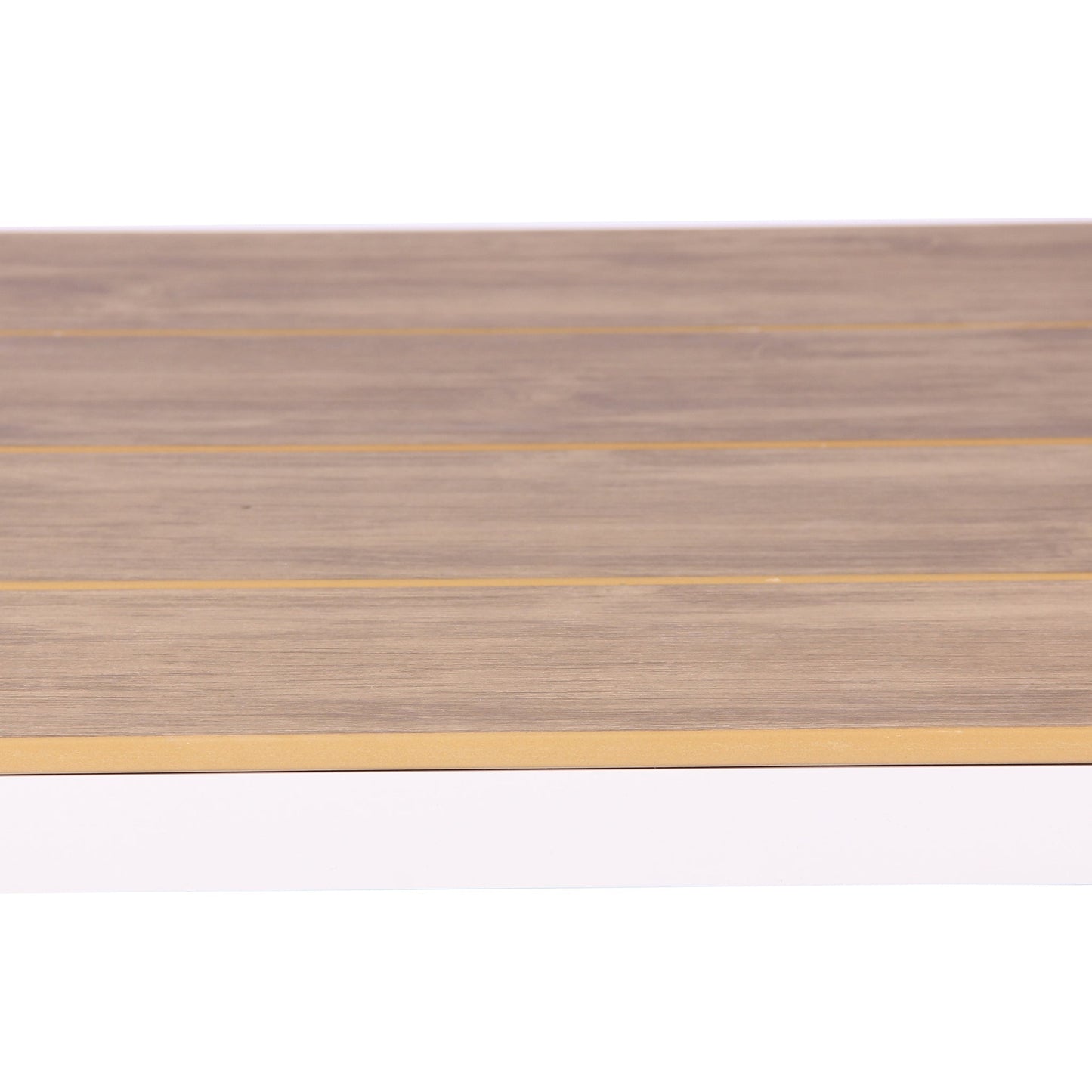 2.3m Sand White Outdoor Dining Table - Natural