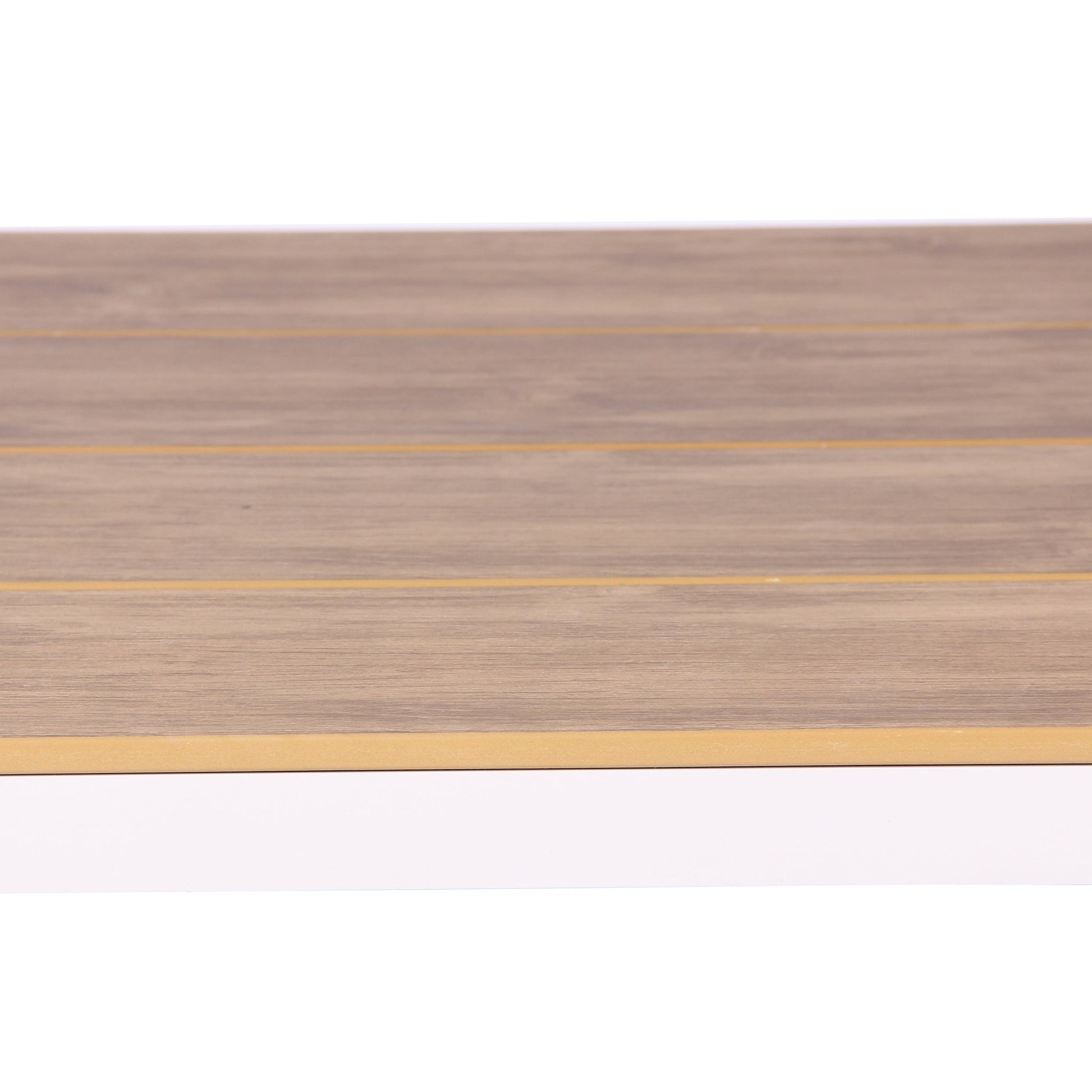 2.3m Sand White Outdoor Dining Table - Natural