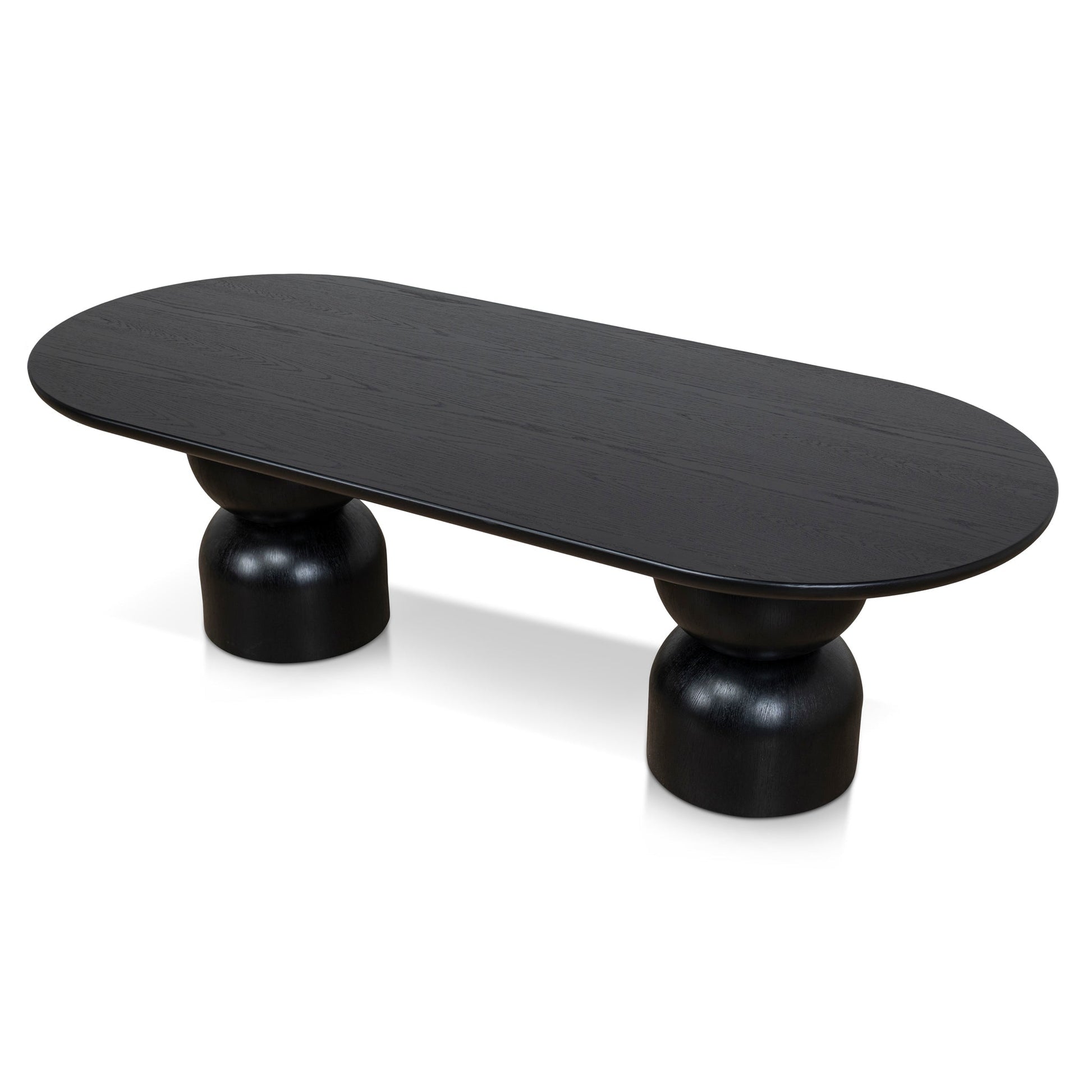 2.5m Dining Table - Full Black