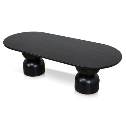 2.5m Dining Table - Full Black