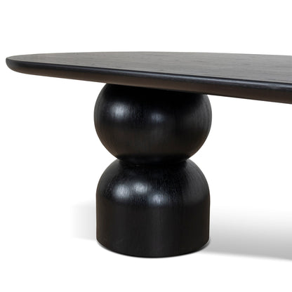 2.5m Dining Table - Full Black