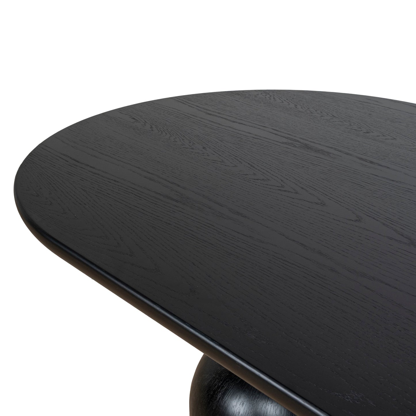 2.5m Dining Table - Full Black