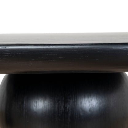 2.5m Dining Table - Full Black