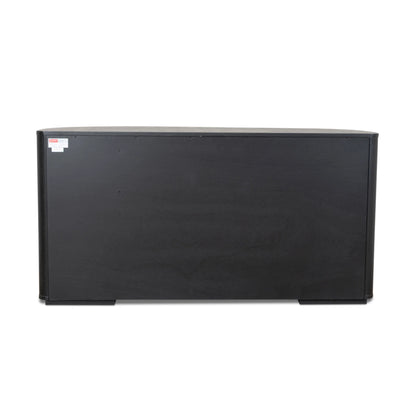 1.55m Rattan Home Office Desk - Full Black