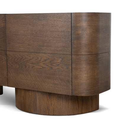 2.2m Buffet Unit - Caramel Oak