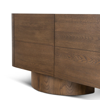 2.2m Buffet Unit - Caramel Oak