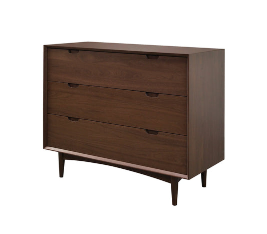 3 Drawer Chest - Walnut