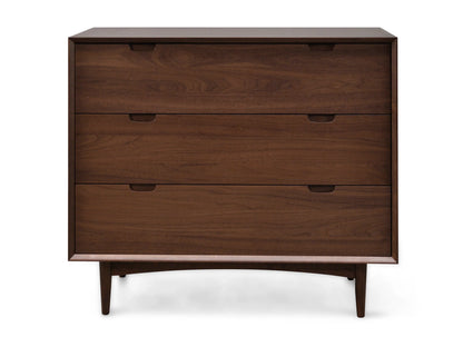 3 Drawer Chest - Walnut