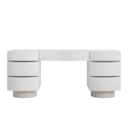 Home Office Desk - Warm Grey