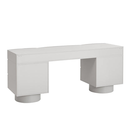 Home Office Desk - Warm Grey
