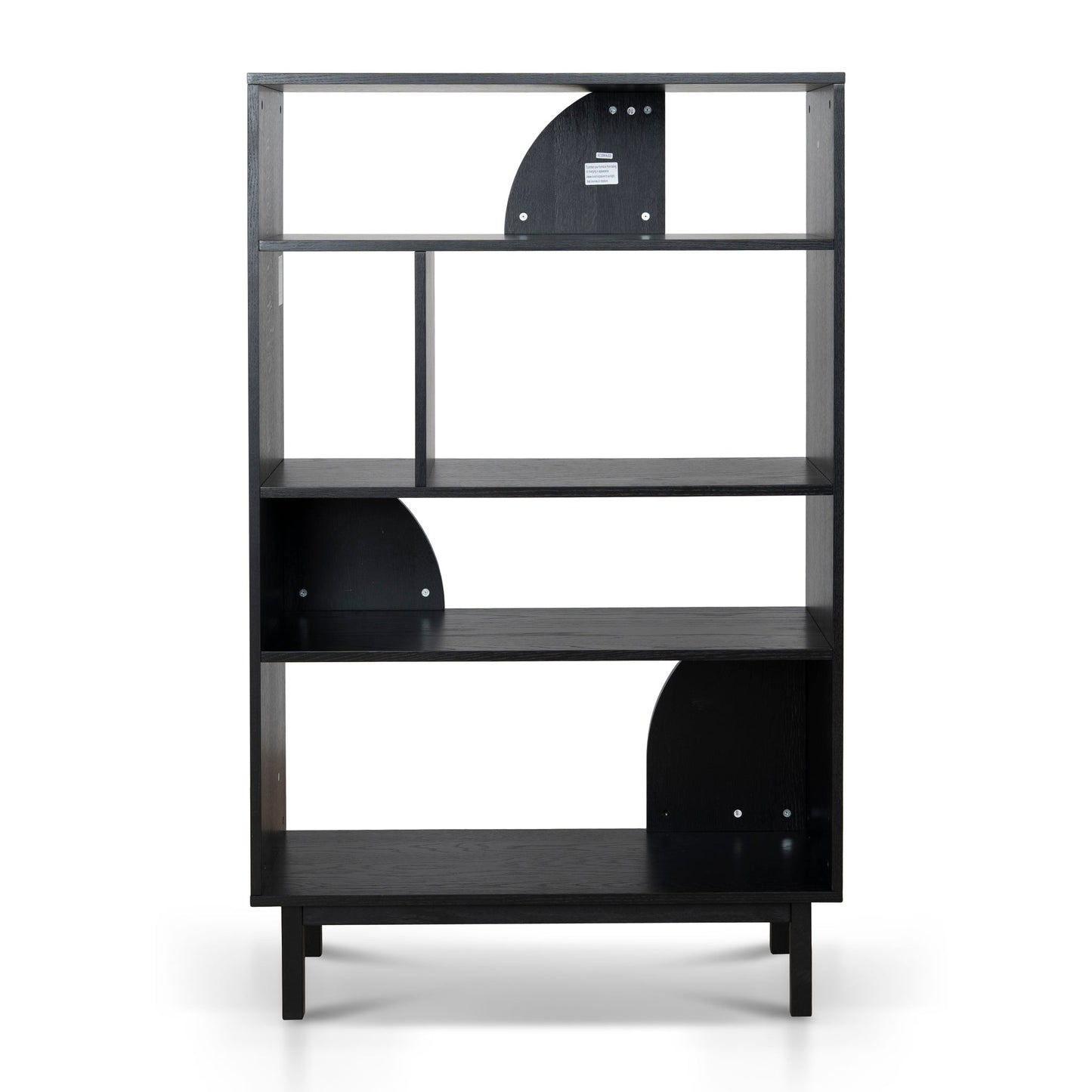 1.6m (H) Book Shelf - Full Black