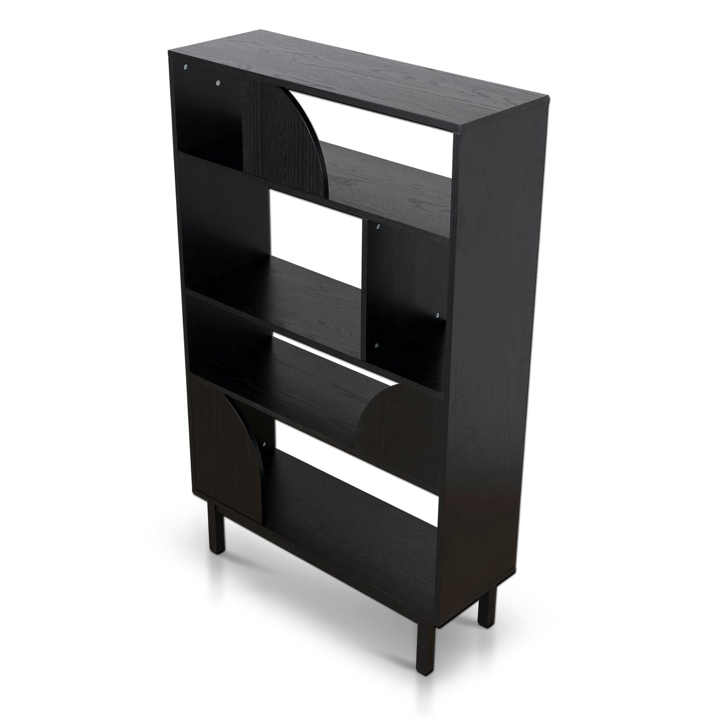 1.6m (H) Book Shelf - Full Black