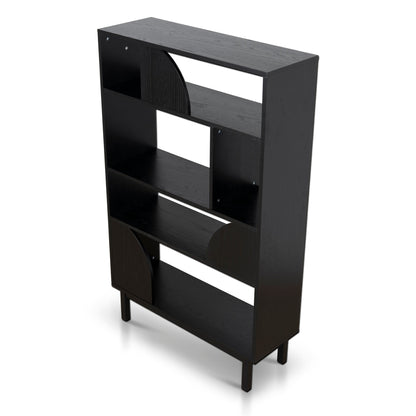 1.6m (H) Book Shelf - Full Black