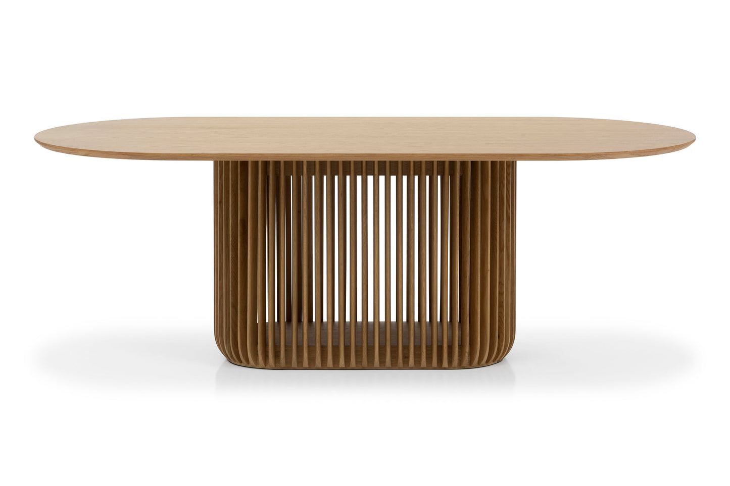 2.2m Oval Dining Table - Natural