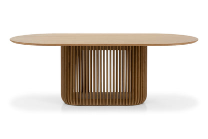2.2m Oval Dining Table - Natural