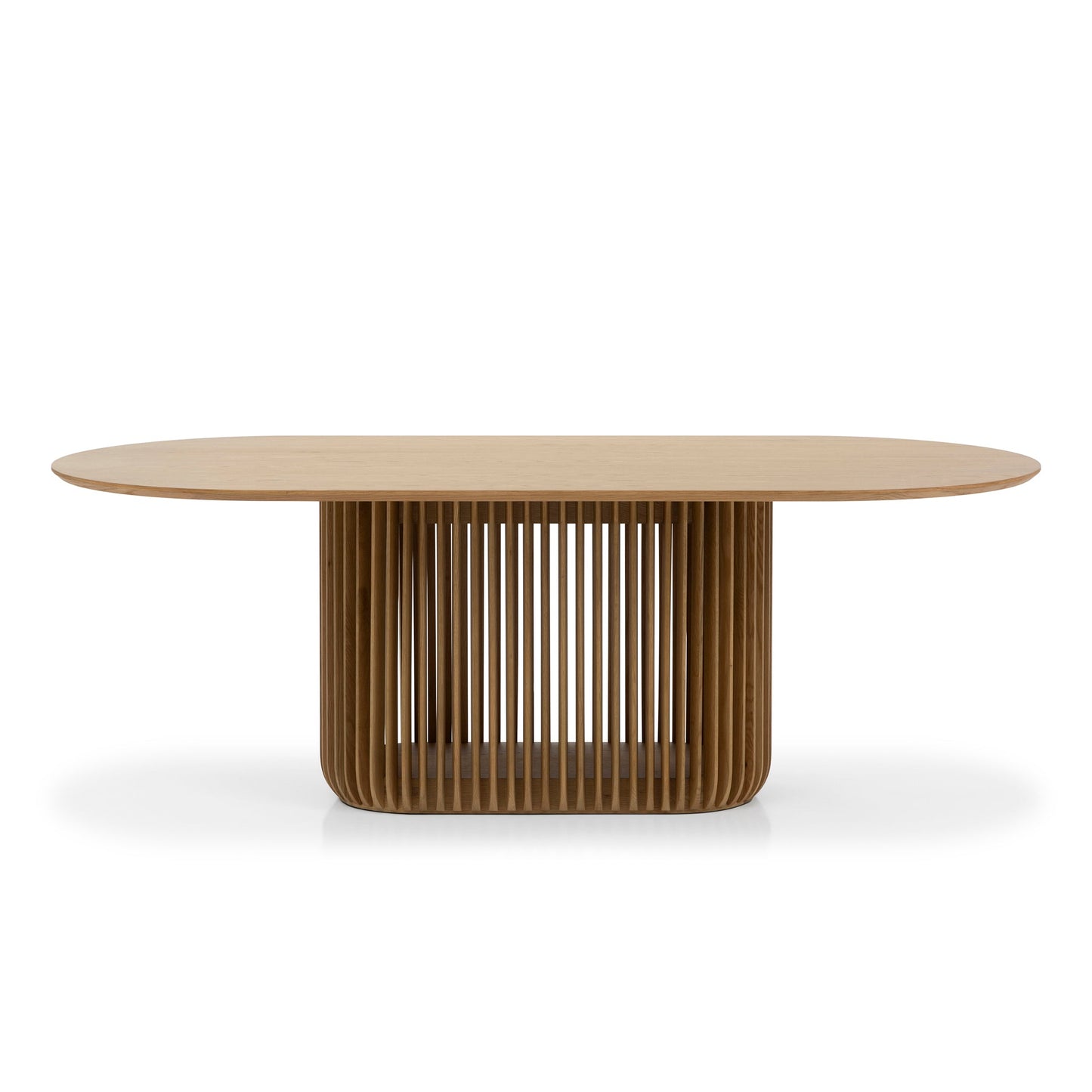 2.2m Oval Dining Table - Natural