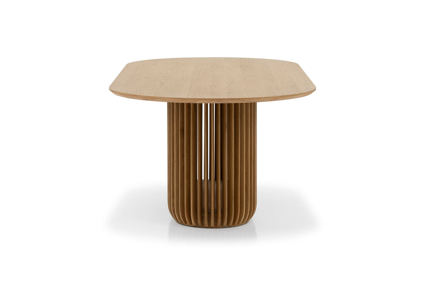 2.2m Oval Dining Table - Natural