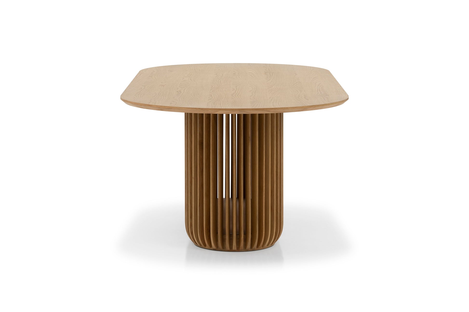 2.2m Oval Dining Table - Natural