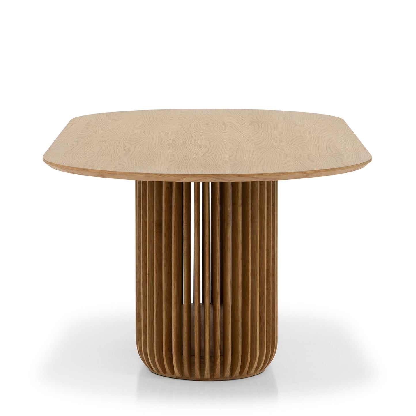2.2m Oval Dining Table - Natural