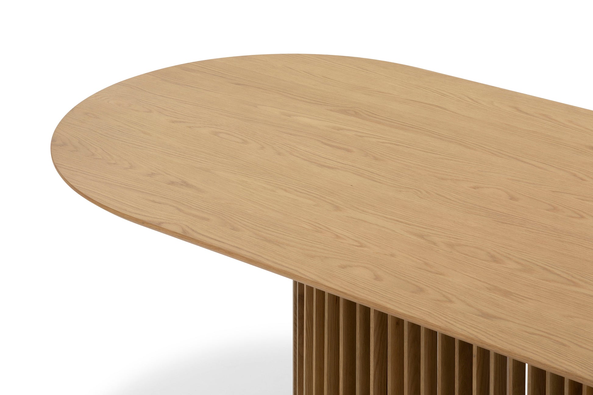 2.2m Oval Dining Table - Natural