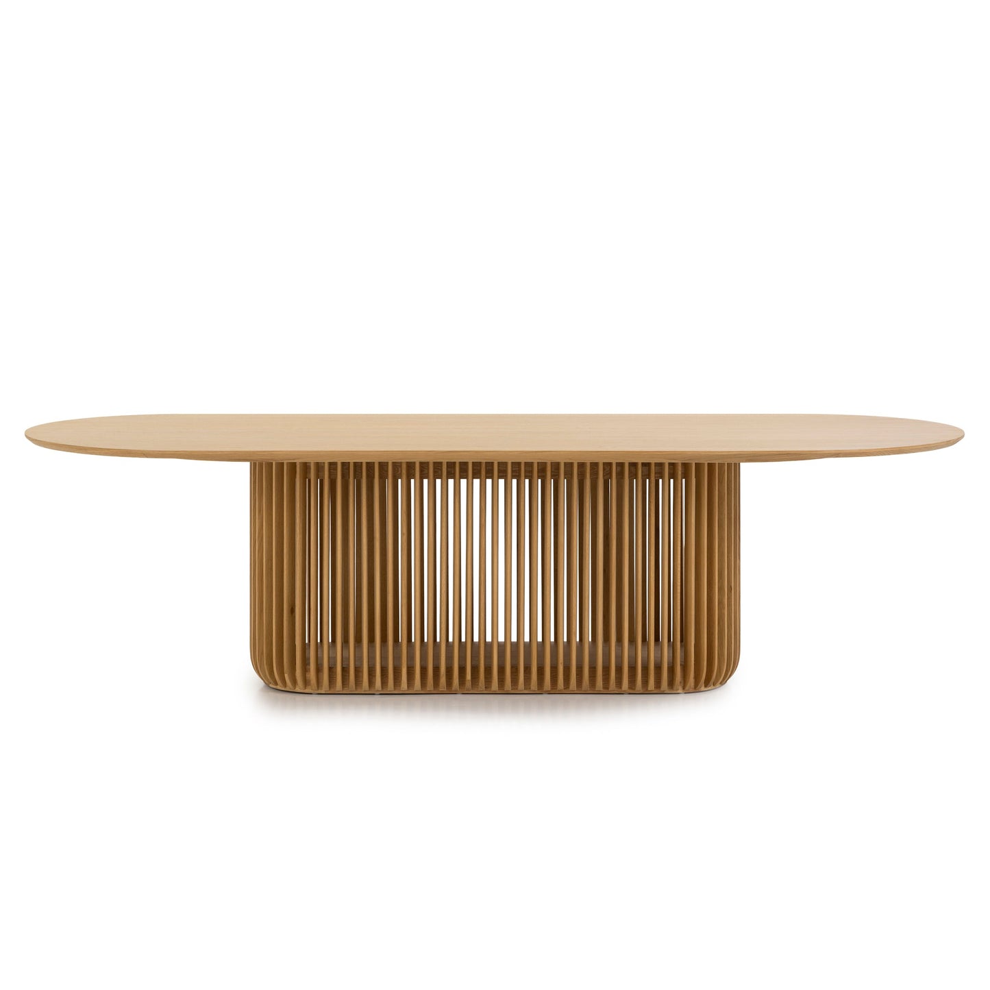 2.8m Oval Dining Table - Natural