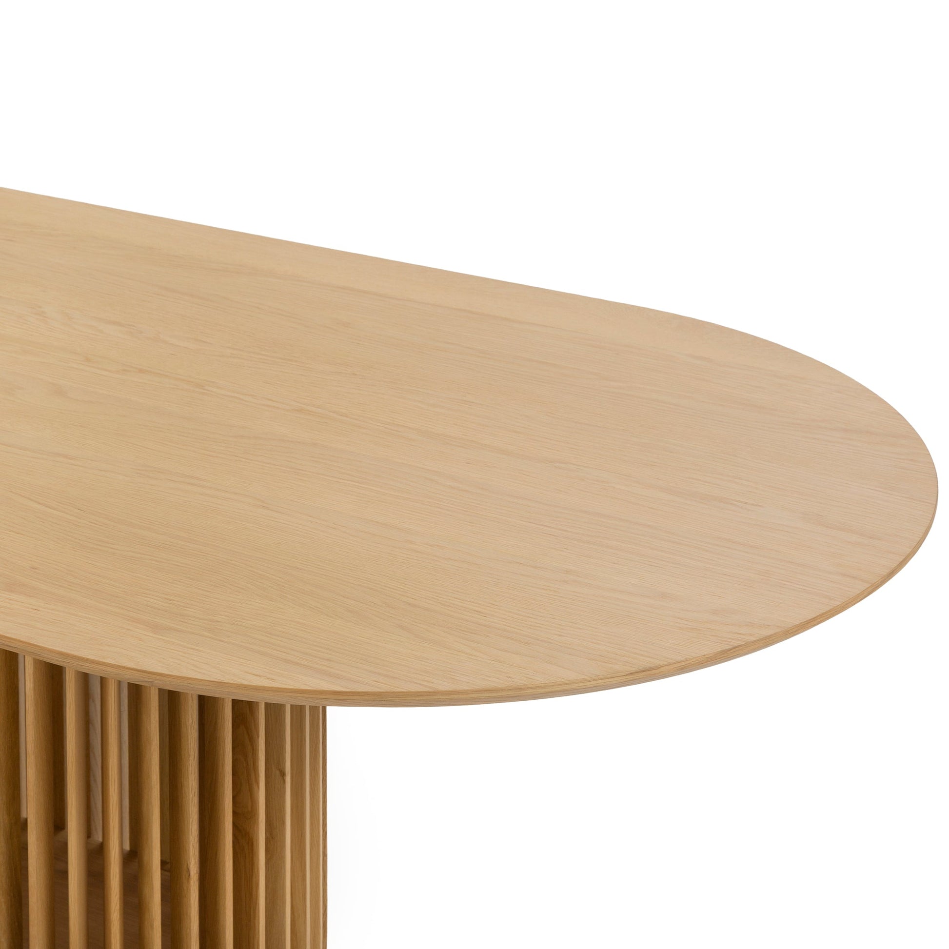 2.8m Oval Dining Table - Natural