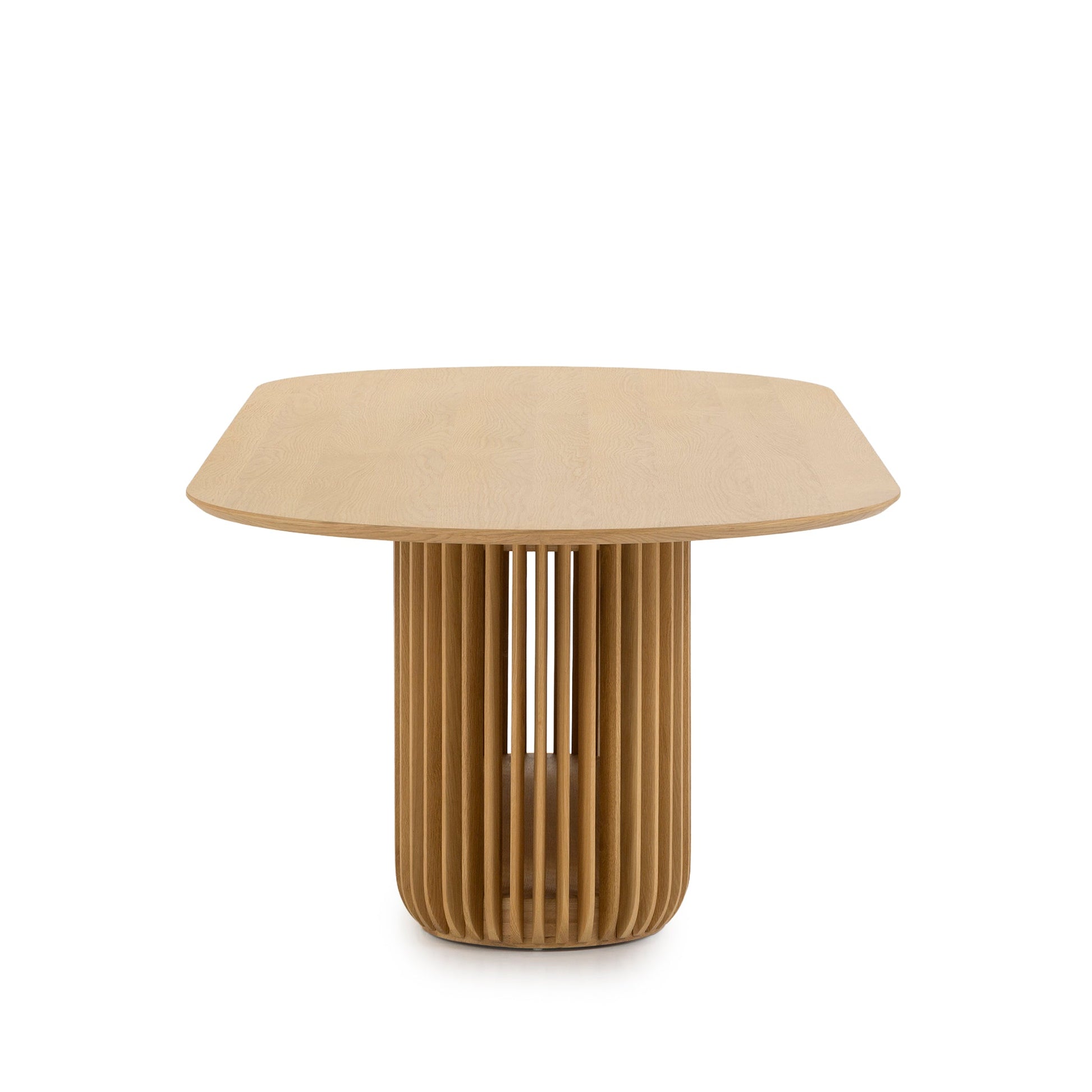 2.8m Oval Dining Table - Natural