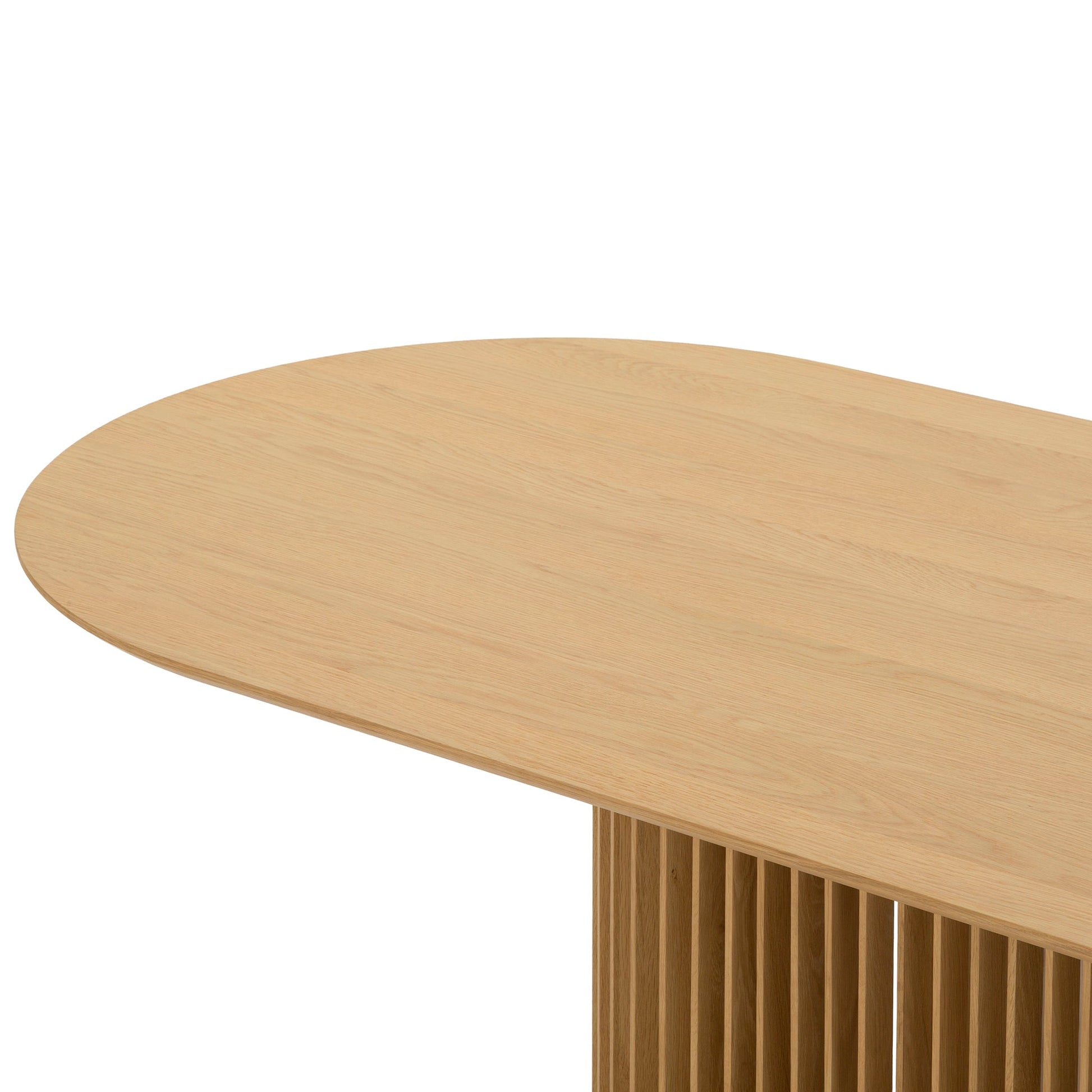 2.8m Oval Dining Table - Natural